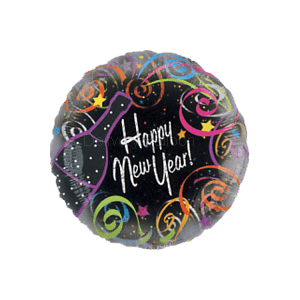 Super Happy New Year Balloon in a Box