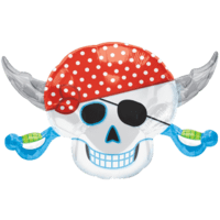 Pirate Skull Grin balloon