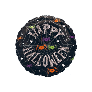 Happy Halloween Spiders Balloon in a Box