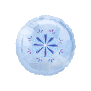Clear Snowflake Pattern Balloon in a Box