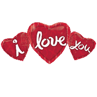 I Love You Hearts balloon