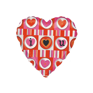 I (Heart) U Flounce  Balloon in a Box