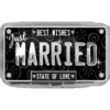 Just Married Plate Balloon in a Box Small Image