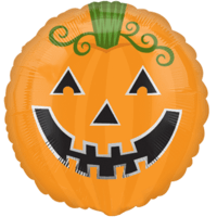 Smiley Jack O Lantern Pumpkin balloon