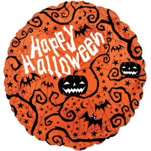 Creepy Halloween Shadows Balloon in a Box