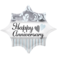 Elegant Anniversary Burst balloon