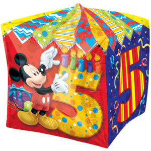 5th Mickey Mouse Birthday Balloon in a Box