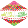 Colourful Christmas Dots Anglez Balloon in a Box Small Image
