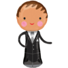 Handsome Super Groom Balloon in a Box Small Image