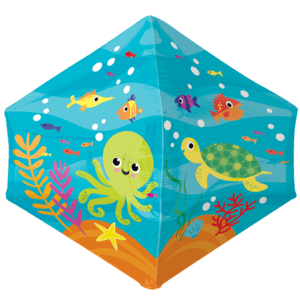 21" Under the Sea Friends Anglez Balloon in a Box