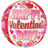 16" Happy Valentine's Day Orbz Balloon in a Box Small Image