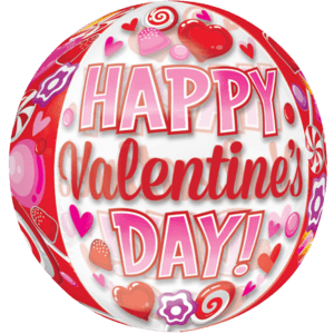 16" Happy Valentine's Day Orbz Balloon in a Box