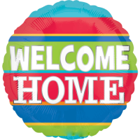 Welcome Home Colourful  balloon