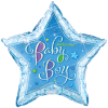 Baby Boy Star Balloon in a Box Small Image