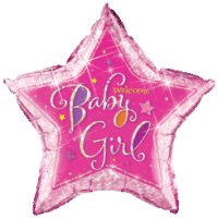 Giant Pink Baby Girl balloon