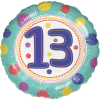 13th Birthday Spots Balloon in a Box Small Image