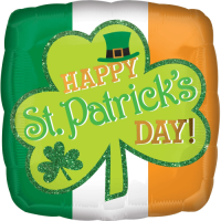 Happy St Patrick's Square balloon