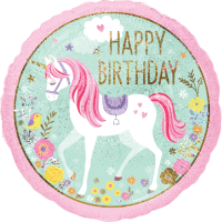 Magical Unicorn  Birthday balloon