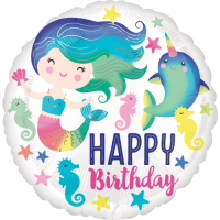Happy Birthday Under the Sea balloon