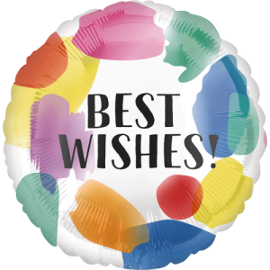 Best Wishes! Swoosh Balloon in a Box