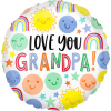 Love You Grandpa  Smiles Balloon in a Box Small Image