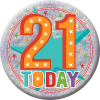 Giant 21st Birthday Badge additional gift