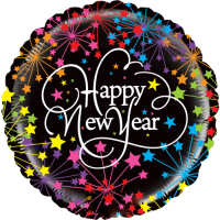 Mighty New Year Fireworks  balloon