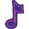 Single Music Beat Balloon in a Box Small Image