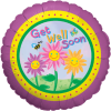 Happy Flowers Get Well Balloon in a Box Small Image