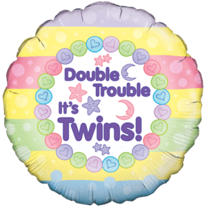 Its Twins Double Trouble Time! Balloon in a Box