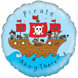 Ahoy There Pirate Balloon Balloon in a Box