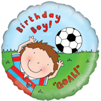 Birthday Boy Football Fun! balloon