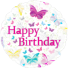 Butterfly Birthday Balloon in a Box Small Image