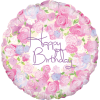 Vintage Floral Birthday Balloon in a Box Small Image