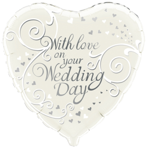 Lovely Wedding Day  Balloon in a Box