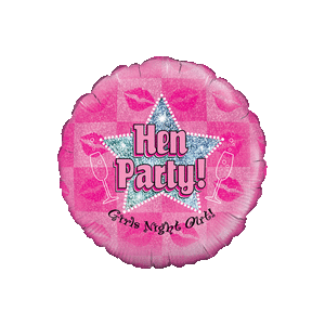 Hen Party Star Holographic Balloon in a Box