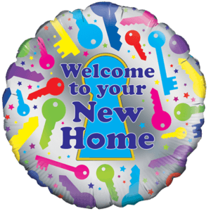 New Home Keys Balloon in a Box