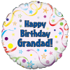 Happy Birthday Grandad Stars Balloon in a Box Small Image