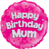 18" Mum’s Eternal Love Birthday  Balloon in a Box Small Image