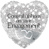 Entwined Hearts Engagement Balloon in a Box Small Image