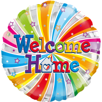 Welcome Home Swirl  balloon