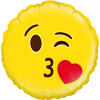 Blow A Kiss Emoji Balloon in a Box Small Image