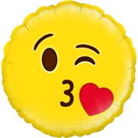 Blow A Kiss Emoji balloon