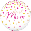 Best Mum Holographic Balloon in a Box Small Image