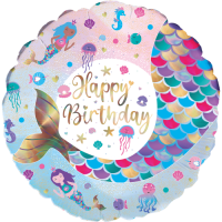 Shimmering Mermaid Birthday  balloon