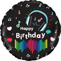 Media Music Birthday balloon