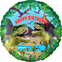Dinosaur Happy Birthday balloon