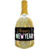 New Year Champagne Holographic Balloon in a Box Small Image