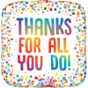 Rainbow Thanks Balloon in a Box Small Image