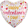 Valentine Ombre Hearts Balloon in a Box Small Image